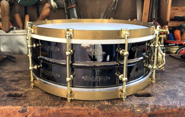Steeldrum Brass black nichel
